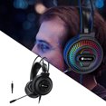 thumbnail image 4 of Auricures USB de 3,5 Mm en Oreja con Micrófono rgo para Estudian Línea sin luz Sunnimix auriculares para juegos, 4 of 8