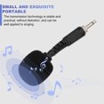 thumbnail image 4 of OULII 4Pcs Recording Microphone Black Plastic for Microphone Use in Back to School, 4 of 8