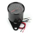 thumbnail image 1 of HLONK Universal 12V Vintage Motorcycle Tachometer Gauge LED Backlight Auto Accessory Black, 1 of 1