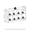 thumbnail image 3 of Furinno Jensen Farmhouse 8-Cube Display Bookcase, Bookshelf, Amber Pine, 3 of 6