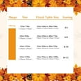 thumbnail image 6 of Round Autumn Tablecloth, Pumpkin Tablecloth with Sunflower Pattern, Anti-Overflow and Anti-Wrinkle Durable Polyester Tablecloth, Suitable for Thanksgiving, Harvest, Holiday, 6 of 10