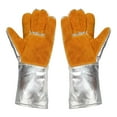 Radiation Protection Aluminum Foil High Temperature Heat Long Gloves radiation-protection-aluminum-foil-high-temperature-heat-long-gloves
