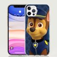 thumbnail image 3 of Paws-funda de perro de dibujos animados para móvil, carcasa transparente de TPU para Apple iPhone 11, 13 Mini, 12, 14, 15 Pro Max, 7, 8 Plus, X, XS, XR, 6, 6s, 3 of 5