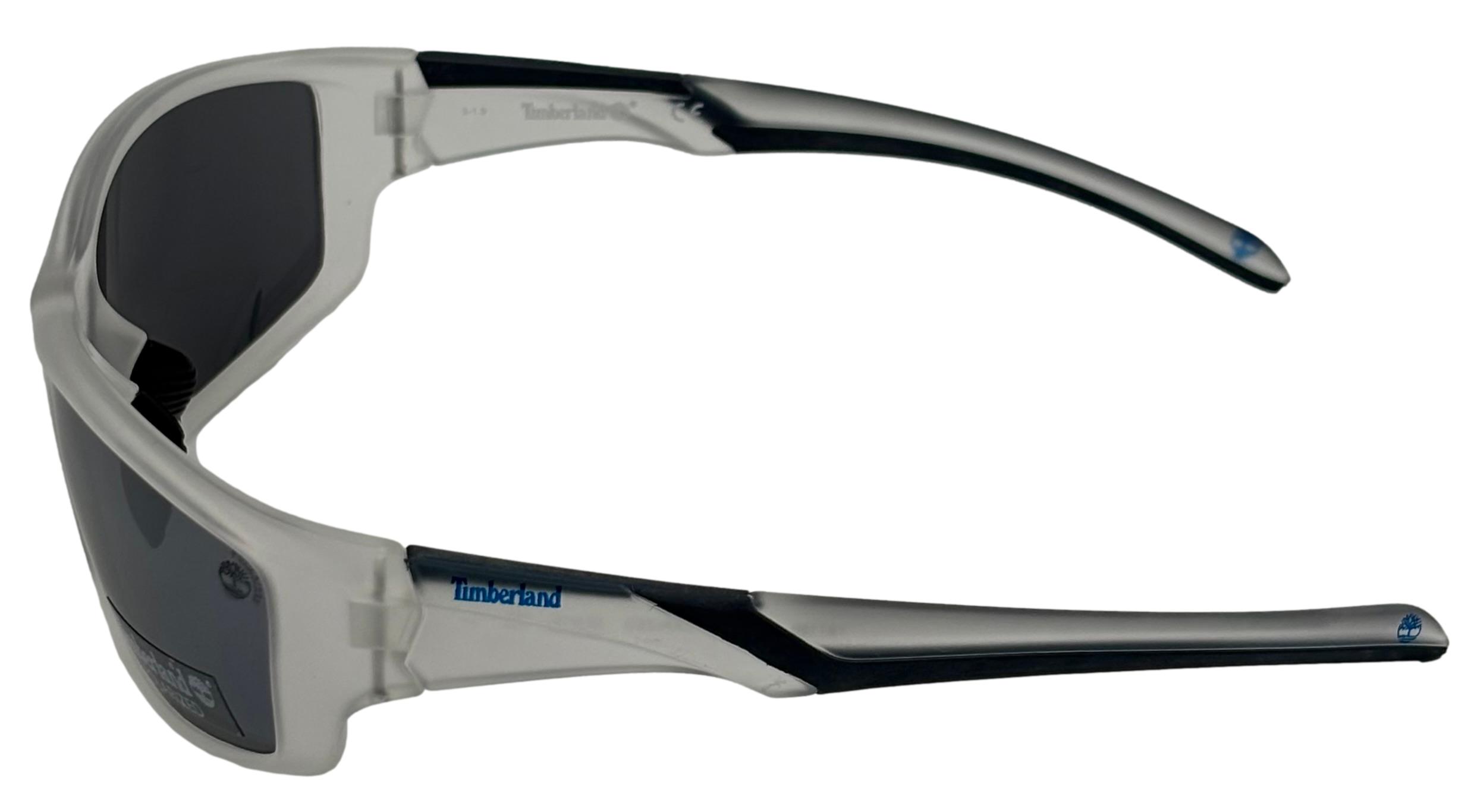Timberland Mens Crystal Rectangle Plastic Wrap Polarized Sunglass TB7150 26D