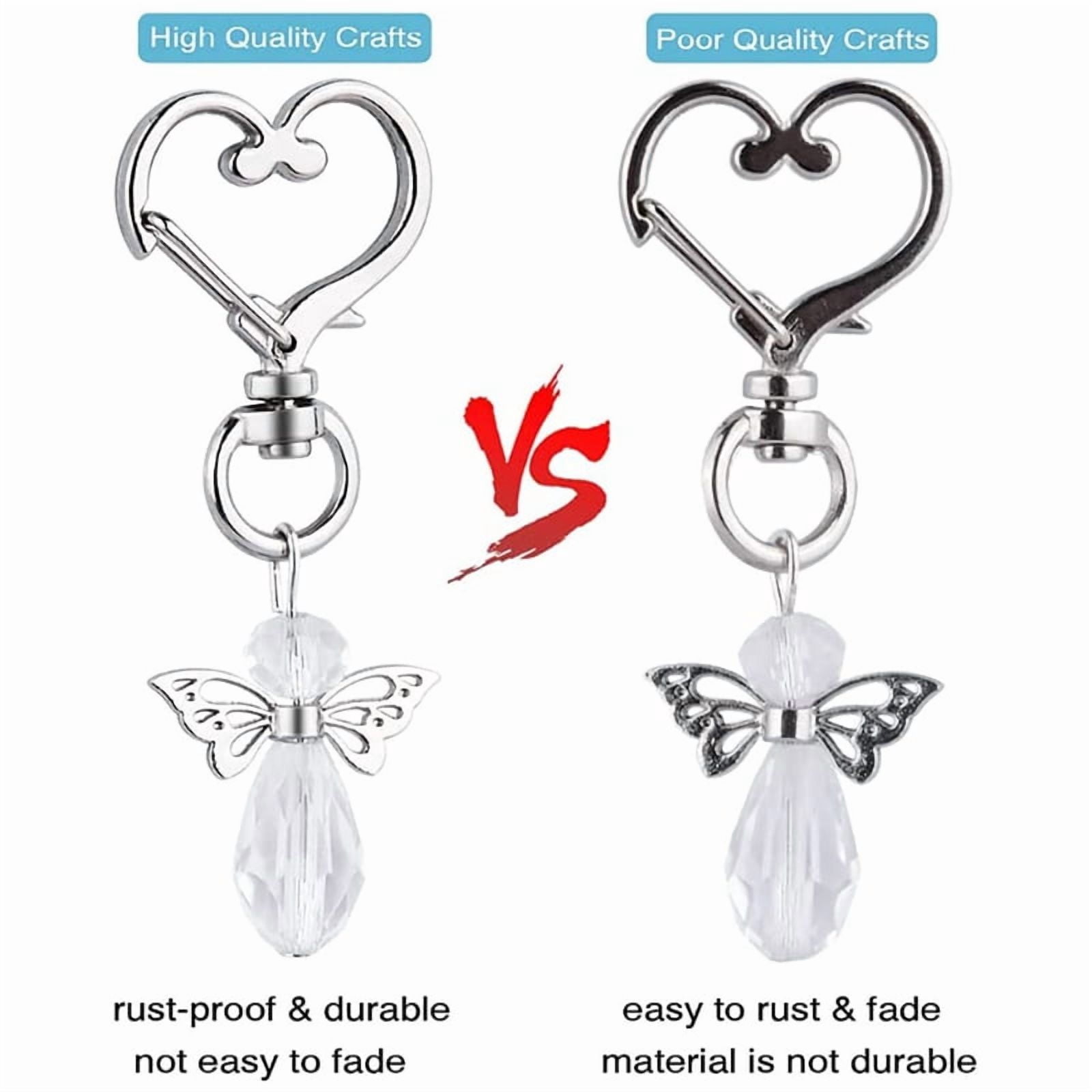 Guardian Angel Charm Keychain for Key Ring Favors Religous Guardian Angel Keycha