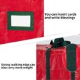 thumbnail image 5 of Christmas Tree Storage Bag - Heavy-Duty Tree Bag with Durable Reinforced Handles & Zipper, Waterproof Storage Bag Protects from Moisture & Dust (Fits a 9FT Tree, Green), 5 of 6