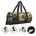 thumbnail image 3 of Easygdp Forest Maple Leaf Husky Bolsa de Viaje, Bolsa de Mano, Bolsa de Gimnasio, Bolsa de Equipaje para Viaje, 3 of 6