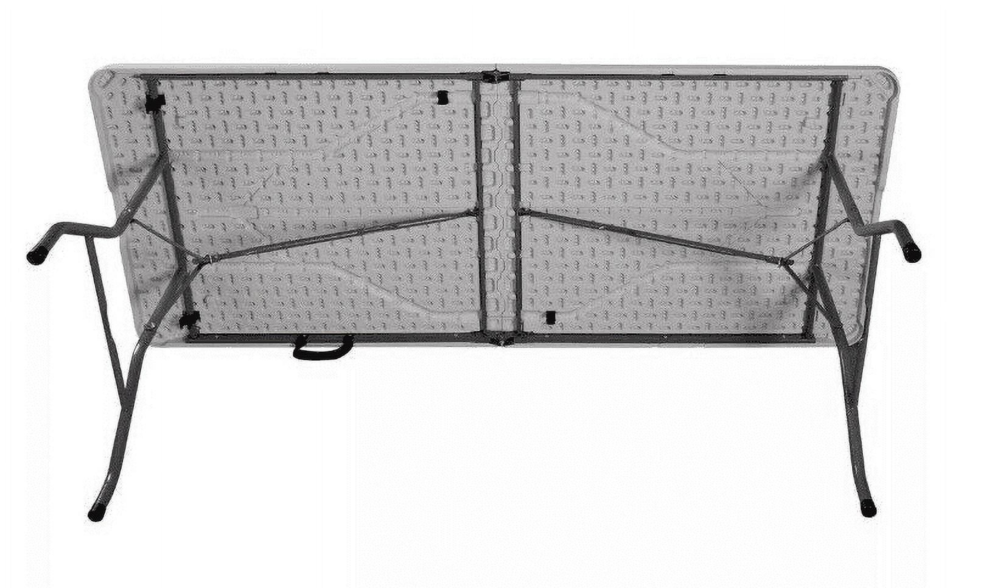 Cosco 6-Foot Premium Folding Table, White Speckle photo 4