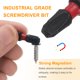 thumbnail image 4 of Uxcell 20pcs PH3 Punta de destornillador Phillips 1/4" Hex Shank 25mm/1" Longitud Magnética Bits de Cabeza Cruzada Hex S2 Acero Punta de destornillador para herramientas eléctricas de impacto, 4 of 7