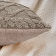 thumbnail image 5 of REGALWOVEN Set of 2 Decorative Throw Pillow Covers Faux Fur Throw Pillow Covers for Sofa Camel 18" x 18", 5 of 5
