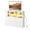 White, variant on CONCETTA TV Stand for 45 Inch TV, 6-Drawer Dresser with 3-Tier Open Shelves, LED Lights, Charging Station, Wood Top Entertainment Center for Bedroom, Living Room, Hallway, White