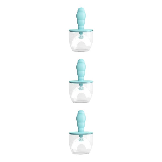 Vogacara Cepillo de para bebés con cubierta a prueba de polvo Cepillo en forma de U de silicona para infantiles Suministros Type1 NO1