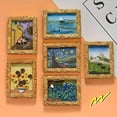 thumbnail image 4 of Van Gogh Inspired Fridge Magnet Set, Unique Art Magnets, Decorative Magnets for Fridge Refrigerator, 3D Cool Aesthetic Resin Vincent Artwork Small Oil Painting Fridge Magnet (C), 4 of 7