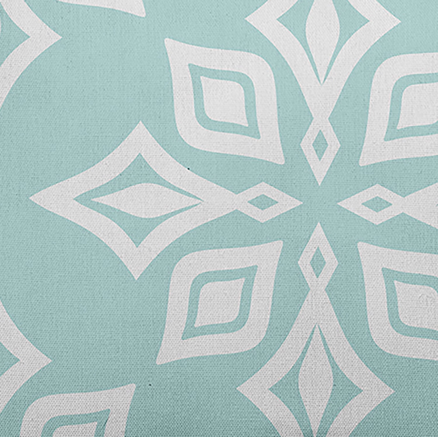 Simply Daisy, 14" x 20" Beach Star Aqua Decorative Abstract Outdoor Throw Pillow