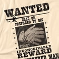 thumbnail image 2 of Princess Bride Wanted 6 Fingered Man Women's Pullover Hoodie, Stone, X-Large, 2 of 5