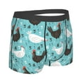 thumbnail image 3 of Balery Lovely Roosters Men's Boxer Briefs, Soft and Breathable Cotton Underwear with nylon Waistband-Medium, 3 of 9