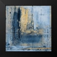 thumbnail image 2 of Pinto, Patricia 15x15 Black Modern Framed Museum Art Print Titled - Golden Blues I, 2 of 5