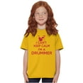 thumbnail image 3 of Can't Keep Calm a Drummer Percussion Crewneck T Shirts Boy Girl Teen Brisco Brands M, 3 of 6