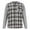 Z-Grey#04, variant on ZHANGDER Hoodies for Men Flannel Hoodie Shirts Casual Button Down Plaid Shirt Long Sleeve Hooded with Pocket, White M