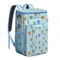 thumbnail image 1 of Insulated Cooler Backpack 20L - Abstract Geometric Design, Leakproof Lunch Backpack for Camping, Beach & Picnic, High-Capacity Fits 26 Cans, Long-Lasting Insulation for 20 Hours, 1 of 6