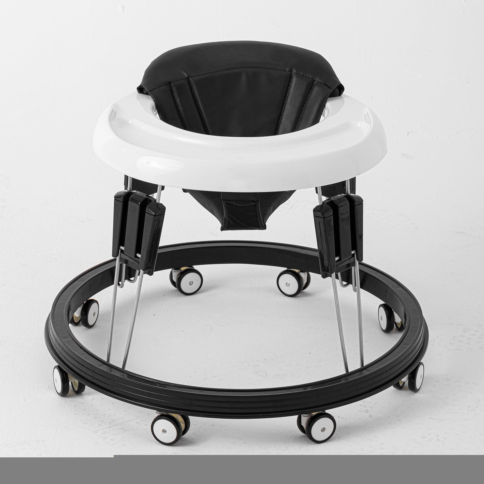 Baby Walker Anti-Rollover Foldable Infant Chair Toddler First Steps round