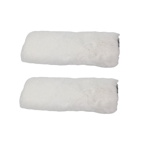 QSTDGVPW 2 Pieces Auto Seat Belt Cover Comfortable Car Seat Neck Cover for Child White