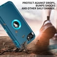 thumbnail image 2 of Funda para iPhone SE 2022/2020, [Protector de pantalla integrado] Resistente a golpes, polvo y caídas, 3 capas de protección completa, funda resistente para iPhone SE (3.ª/2.ª generación) de 4,7, 2 of 8