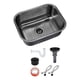 thumbnail image 1 of Fregadero Tarja Submontar Una Tina Acero Inox Negra Con Kit, 1 of 5