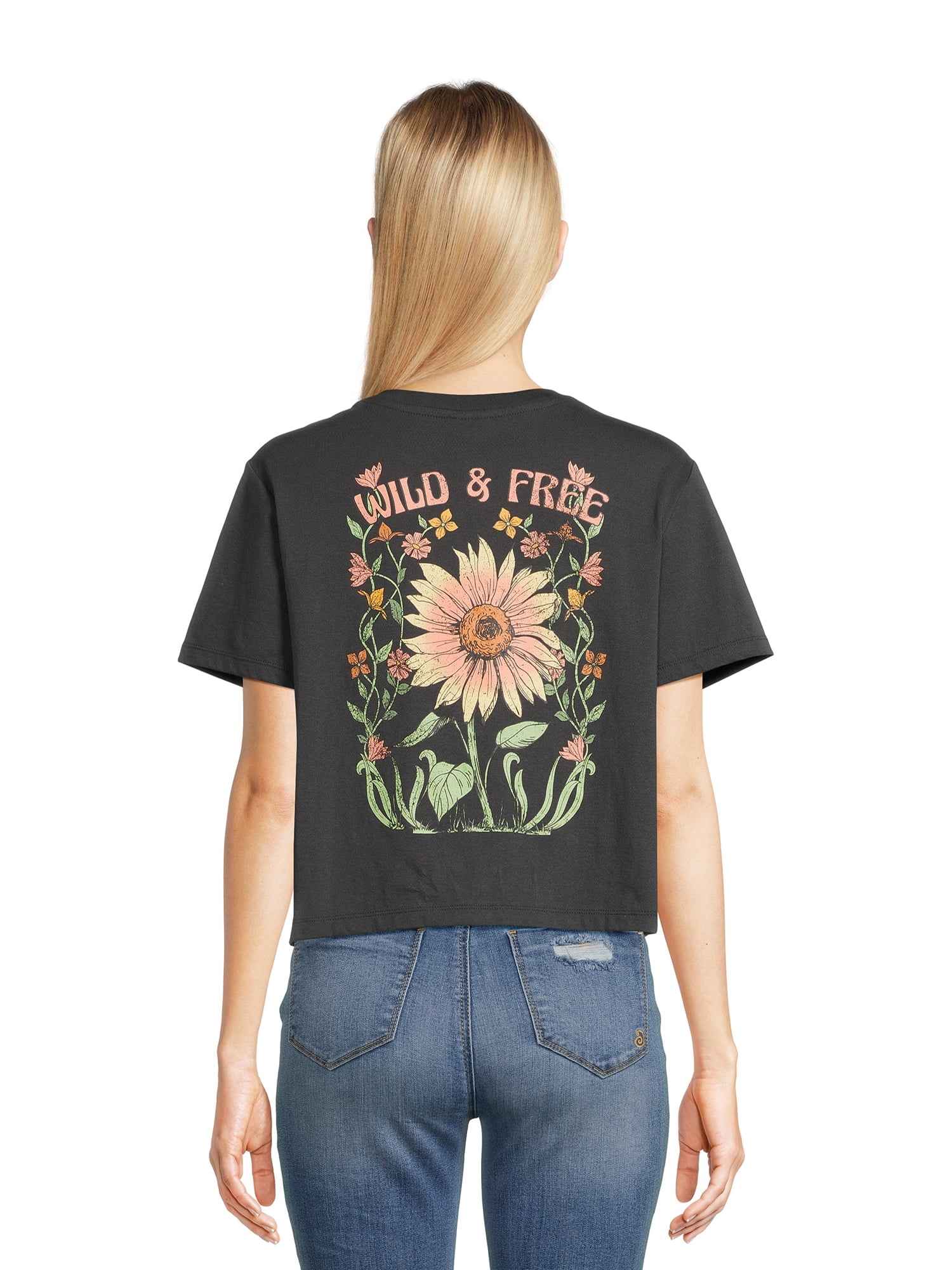 Self Esteem Juniors Crewneck Boyfriend Graphic Tee, Sizes S-XL