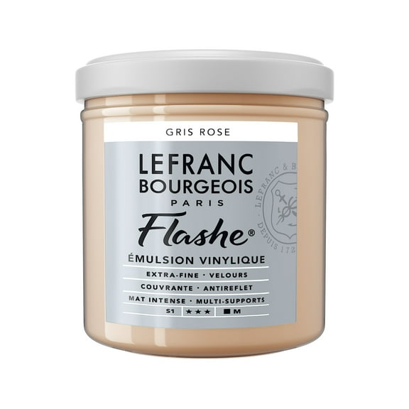 Lefranc & Bourgeois Flashe Matte Artist's Color, 125ml, Pink Grey