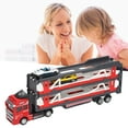 thumbnail image 4 of Transport Car Carrier Truck Toy, Alloy Mega Hauler Truck Interacción Entre Padres E Hijos Ejercicio Habilidades Prácticas Para Niños Para La Educación Temprana ANGGREK Otros, 4 of 7