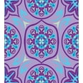 thumbnail image 3 of Ambesonne Violet Duvet Cover Set, Floral Abstract Composition, Twin, Lavender and Deep Sky Blue, 3 of 3