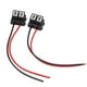 thumbnail image 1 of Arnés de cables hembra, 2 piezas H7-4 H7 Conector de luz hembra Conectores hembra Cable Lograr más, 1 of 9