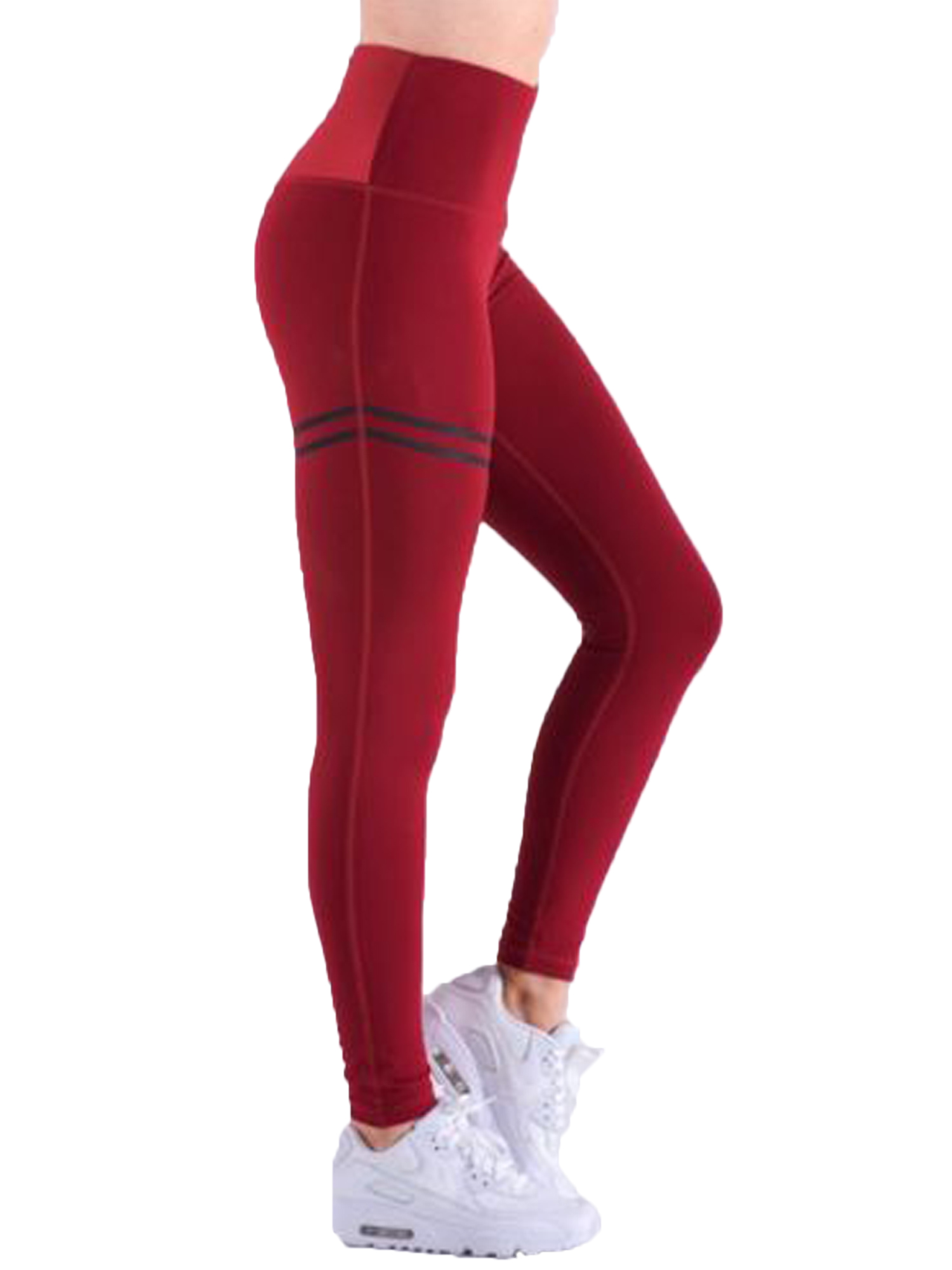 Women Sports Pants High Waist Yoga Fitness Leggings Running Gym Stretch Trousers