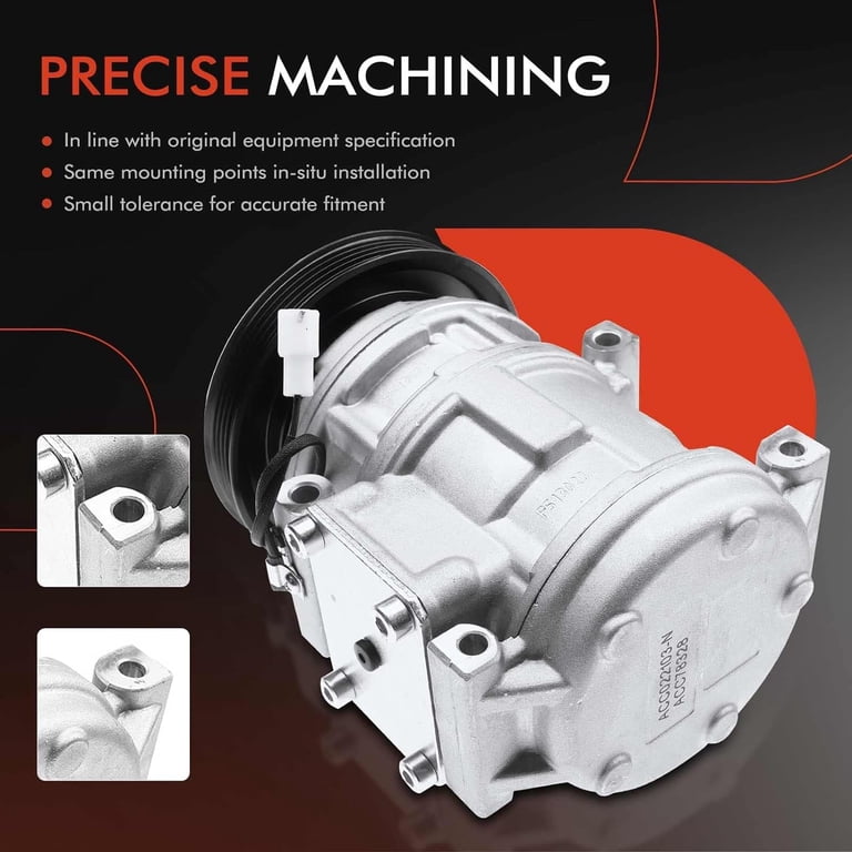 A-Premium AC Compressor With Clutch – Compatible With Acura TL, RL, Legend (10PA20C Type)