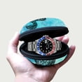 thumbnail image 6 of WIRESTER 3.94" Travel Watch Case Single Storage Box for Wristwatches & Smart Watches - Ocean Sea Turtles, 6 of 6