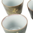 thumbnail image 4 of Juego de Té de Cerámica de 4 Pizas, Taza de Te Hornada de Hunno Retro, Taza de Café, Diseño Japonés de, 4 of 7