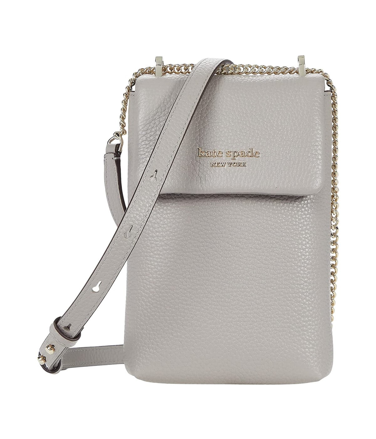 Kate Spade New York Roulette Pebbled Leather North/South Crossbody One Size  True Taupe 