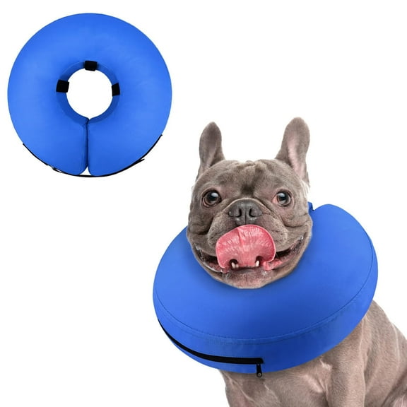 Inflatable Dog Cone Collar Alternative After Surgery,Dog Neck Donut Collar Recovery E Collar to Stop Licking,Soft Pet Cone for Small Medium Large Dogs