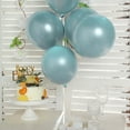 thumbnail image 2 of Efavormart 25 Pack | 12" Dusty Blue Double Stuffed Prepacked Latex Balloons, 2 of 10