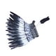 thumbnail image 4 of Sombrero de jefe indio, tocado de plumas, accesorio de disfraz, tocado para cosplay Pluma negra, 4 of 9