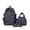 Navy, variant on UJNDER Fashion Lightweight Bow Print Backpack 3 Piece Set for Daily Travel School and Casual Use Versatile Stylish Daypack,Black,Mid