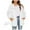 White, variant on ShomPort Lightweight Jacket for Womens Casual Waterproof Zip up Drawstring Sports Trendy Coats with Pockets