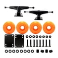 thumbnail image 2 of S SERENABLE Accessoires Professionnels pour Planches à Roulettes Roues de Longboard Coussinets Rehausseur Entretoises Extérieur Roues Orange, 2 of 9