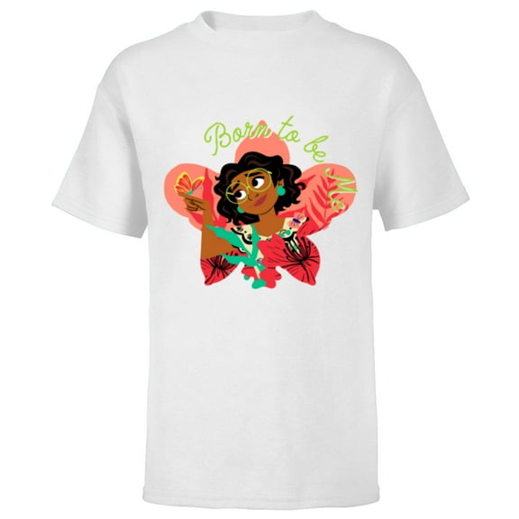 Disney Encanto Mirabel Madrigal Born To Be Me - Short Sleeve T-Shirt for Kids - Customized-White