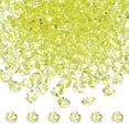 thumbnail image 1 of Paquete de 2500 Rocas de Hielo Falsas, Gemas Acrílicas Trituradas de 6x9mm para Rellenos de Jarrones/Acuarios/Manualidades de Bricolaje [Amarillo Oscuro], 1 of 6