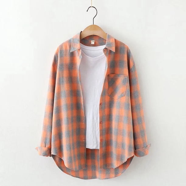 Puntoco Abrigo De Mujer Tops De Manga Larga para Mujer Cárdigan con Solapa De Un Solo Pecho Camisa Blusa De Celosía con Botones A La Moda Liquidación De Navidad Puntoco Puntoco-3782