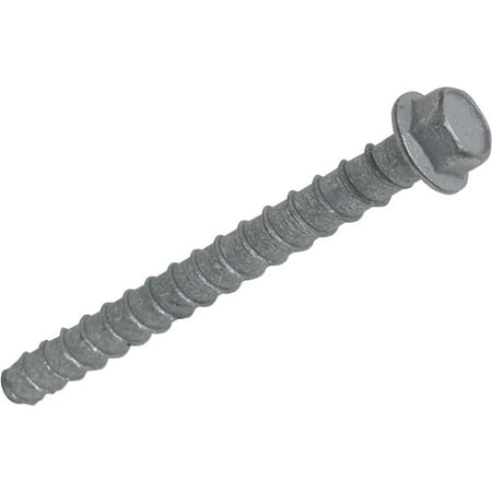 Masonry Wall Tie - Simpson Strong Tie THD50600HMG Titen Heavy Duty Concrete & Masonry Screw, .5 x 6-In.