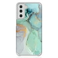 thumbnail image 5 of Samsung A13 5G Case, Rosebono Slim Hybrid Shockproof Hard Cover Graphic Fashion Colorful Skin Cover Armor Case for Samsung A13 5G (Green Marble), 5 of 5