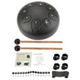 thumbnail image 4 of 1 Set Tongue Drum Wood Tongue Drum Hand Drum Percussion Musical Instrument for Practice Performance, 4 of 8